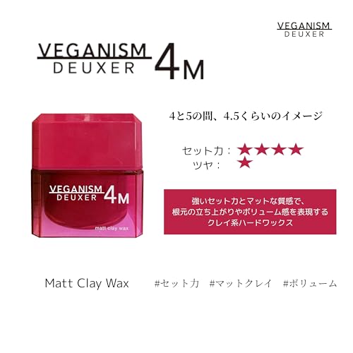 ヴィーガニズムD マットクレイワックス４M